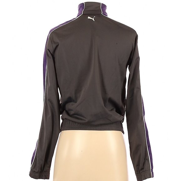 Puma Gray Purple Track Jacket Size XS NWOT! - Picture 2 of 12